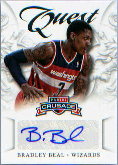 2012-13 Panini Crusade Quest Autographs #24 Bradley Beal product photo
